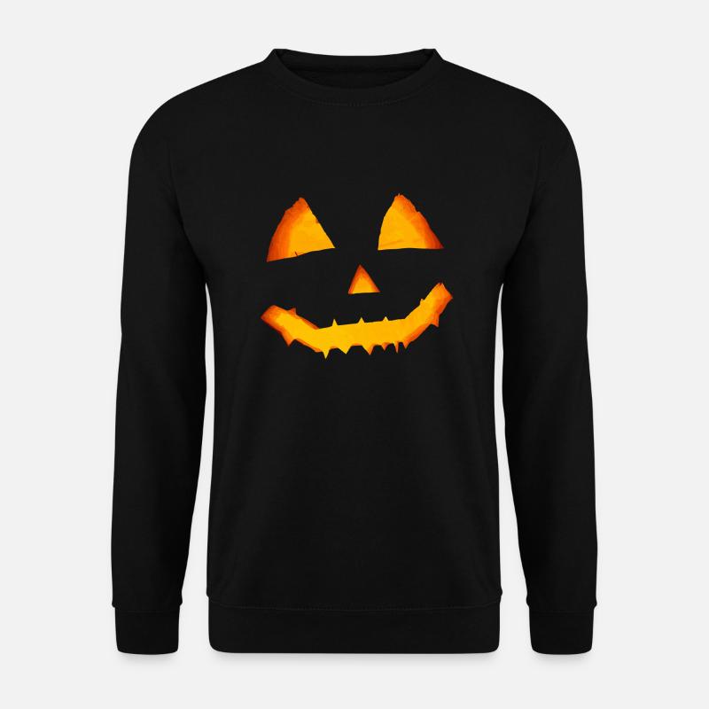 Halloween Kürbis - Unisex Pullover - Schwarz