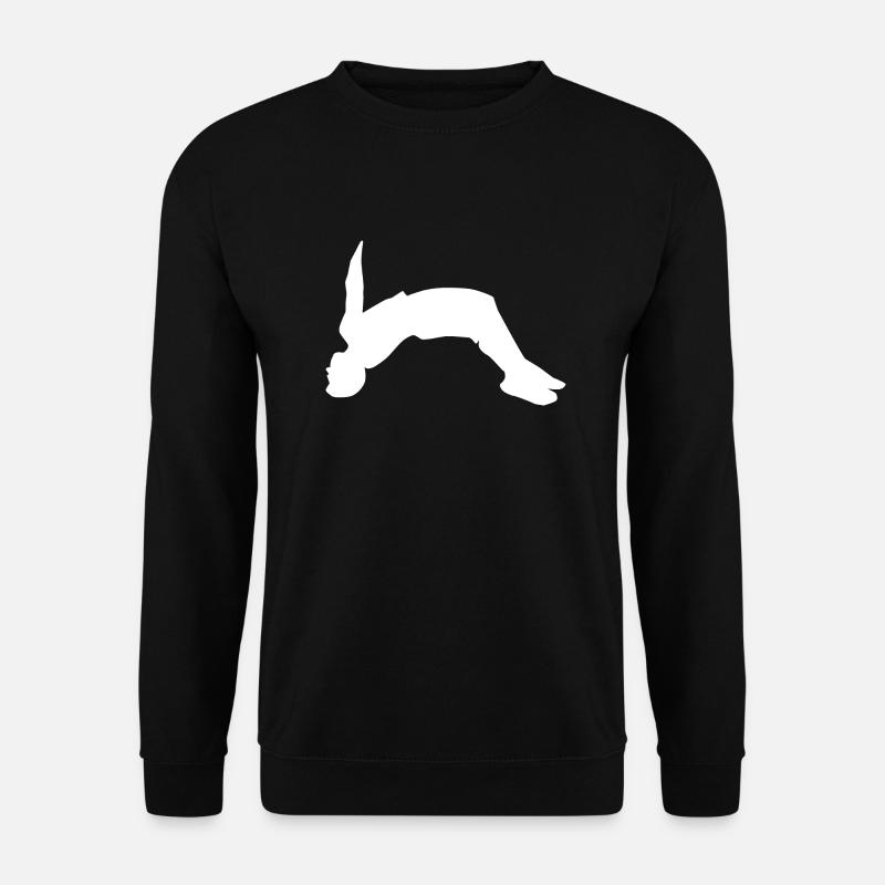 Backflip blanc - Sweat-shirt Unisexe - noir