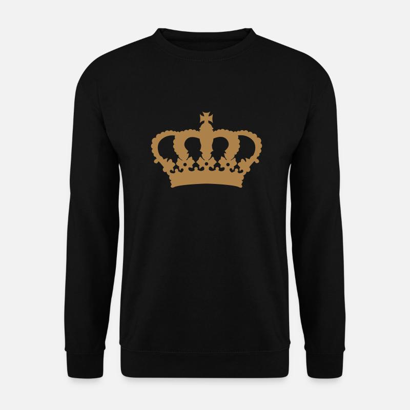 Krone - Unisex Pullover - Schwarz
