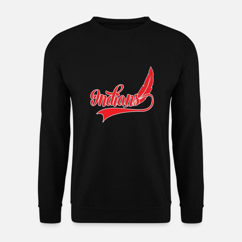INDIANER - Unisex Pullover - Schwarz