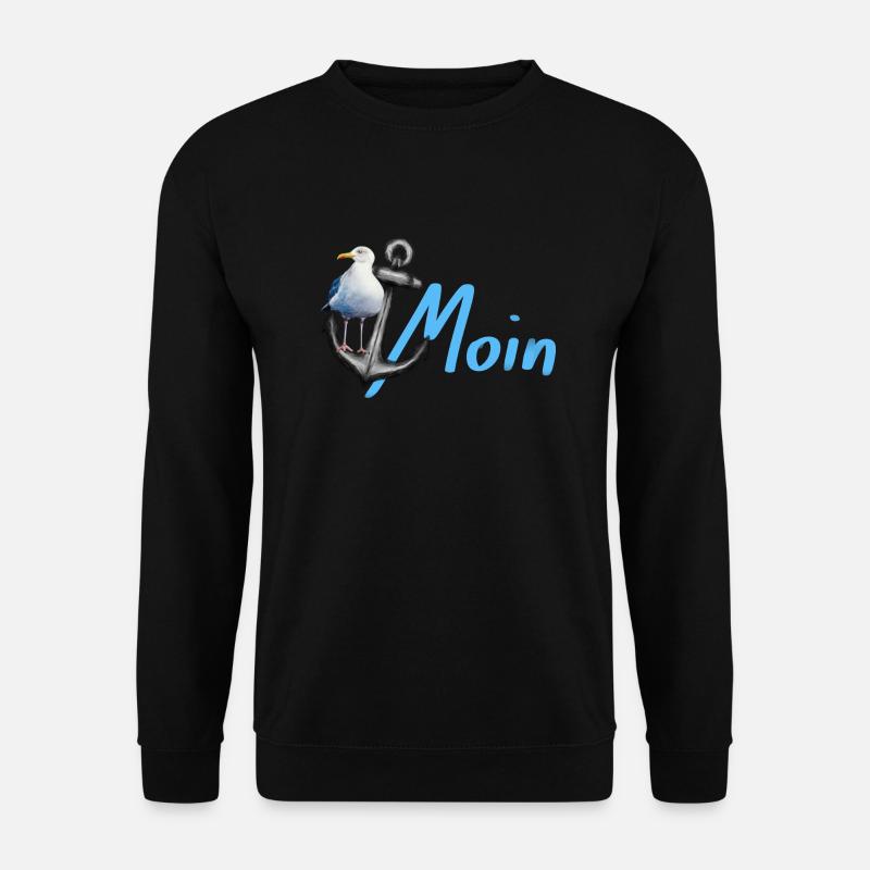 Möwe - Unisex Pullover - Schwarz