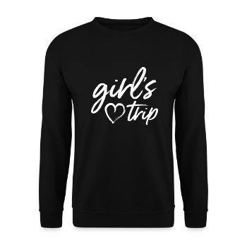 Girl's Trip - Unisex Sweatshirt - black - Front - Alina (178cm) & Michal (187cm)