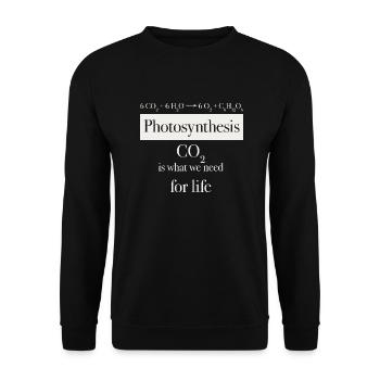 photosythesis - Unisex Sweatshirt - black - Front - Alina (178cm) & Michal (187cm)