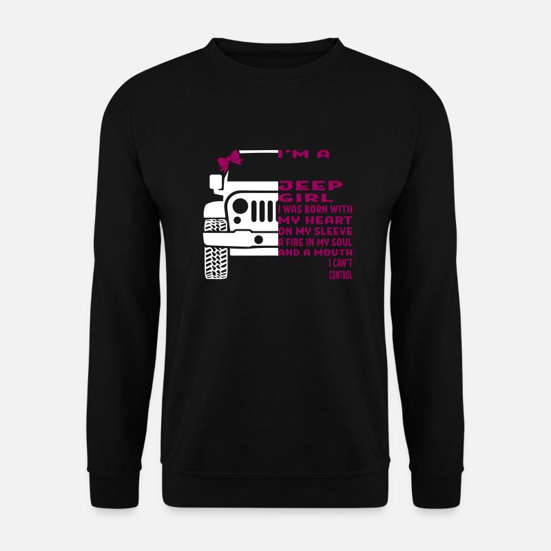I'm A Jeep Girl - Unisex Pullover - Schwarz