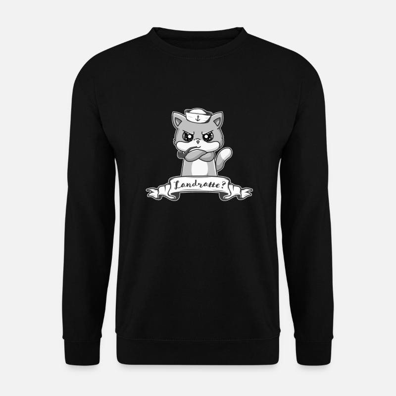Landratte? - Unisex Pullover - Schwarz