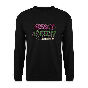 health informatics specialist clothing - Unisex Pullover - Schwarz - Vorne - Alina (178cm) & Michal (187cm)