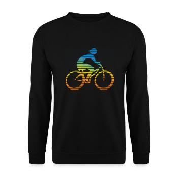 Cyklist - Unisex sweater - sort - Foran - Alina (178cm) & Michal (187cm)