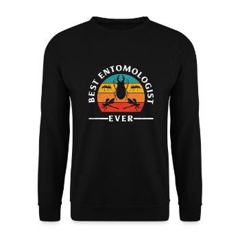 Entomology Entomologist Insects Bugs Best - Unisex Pullover - Schwarz - Vorne - Alina (178cm) & Michal (187cm)