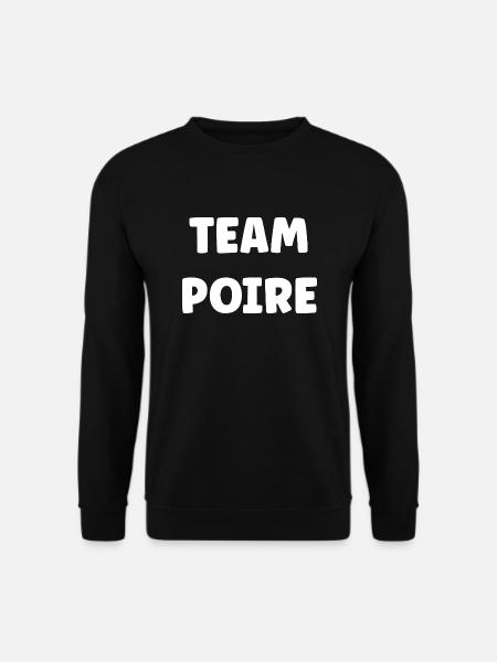 Team Poire - Sweat-shirt Unisexe - noir