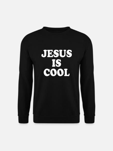 Jesus is cool - Unisex Pullover - Schwarz