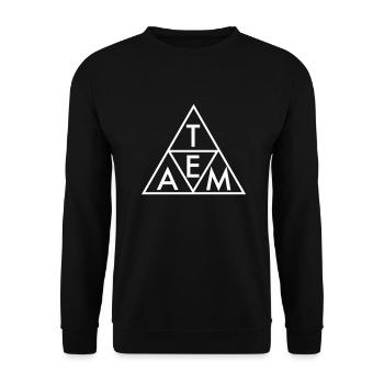 Équipe - Sweat-shirt Unisexe - noir - Devant - Alina (178cm) & Michal (187cm)