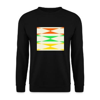 Color corner - Unisex Sweatshirt - black - Front - Alina (178cm) & Michal (187cm)