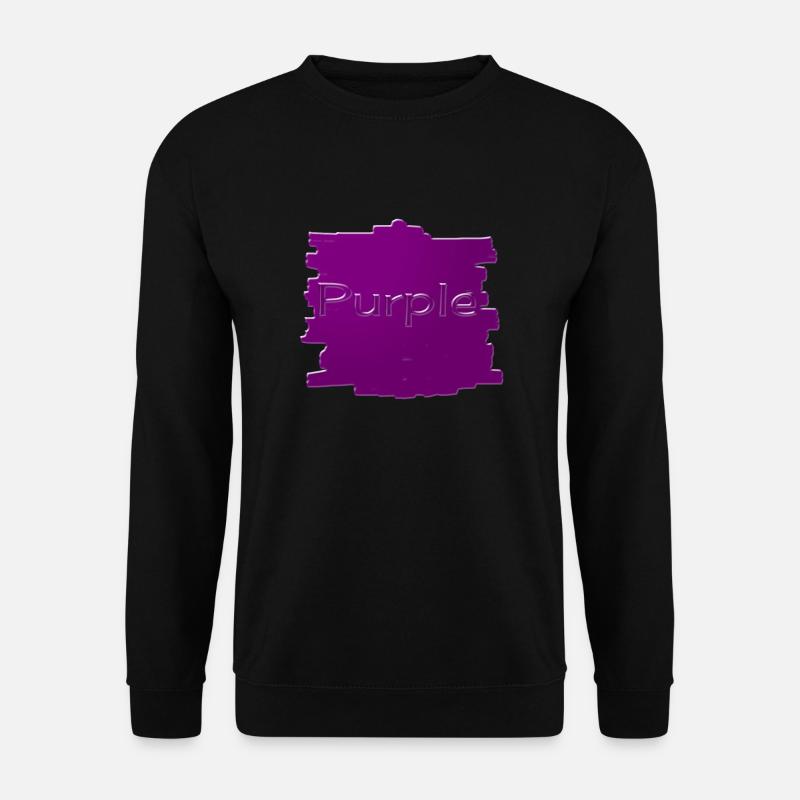 Purple - Unisex Pullover - Schwarz