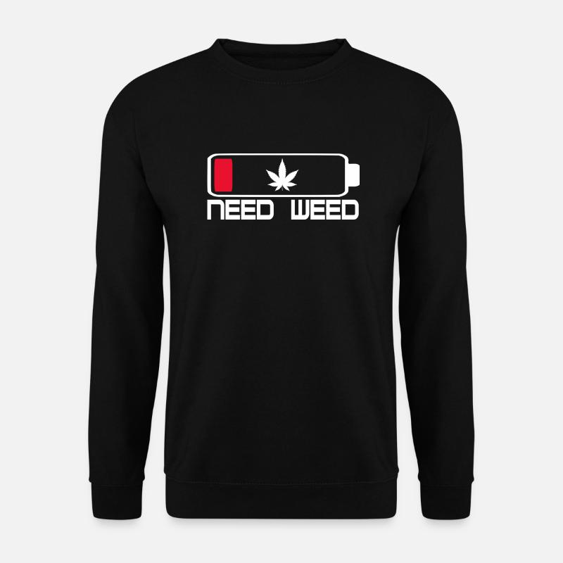 Need Weed - Unisex Sweatshirt - black