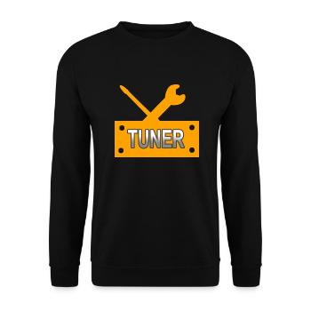Car - Unisex Sweatshirt - black - Front - Alina (178cm) & Michal (187cm)