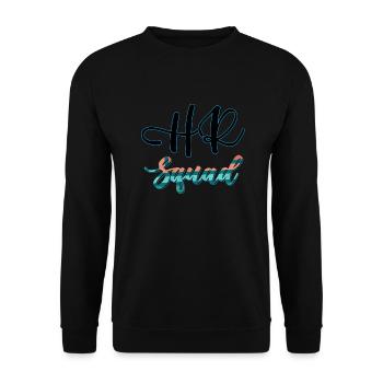 Spécialiste du recrutement de l’escouade RH Ressources humaines - Sweat-shirt Unisexe - noir - Devant - Alina (178cm) & Michal (187cm)