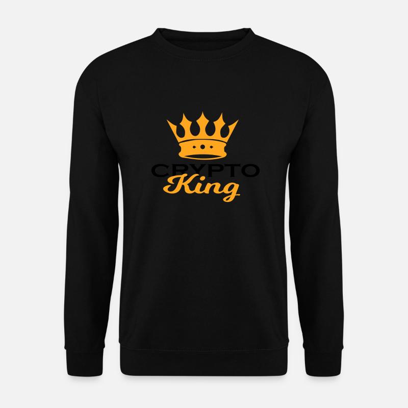Crypto Bitcoin Trading - Unisex Pullover - Schwarz
