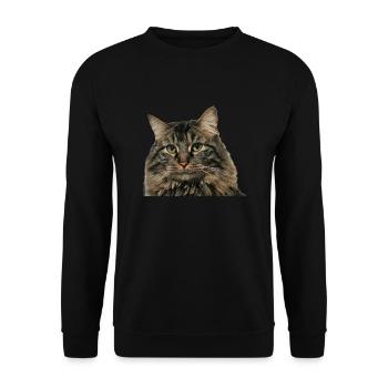 Orion - Sweat-shirt Unisexe - noir - Devant - Alina (178cm) & Michal (187cm)