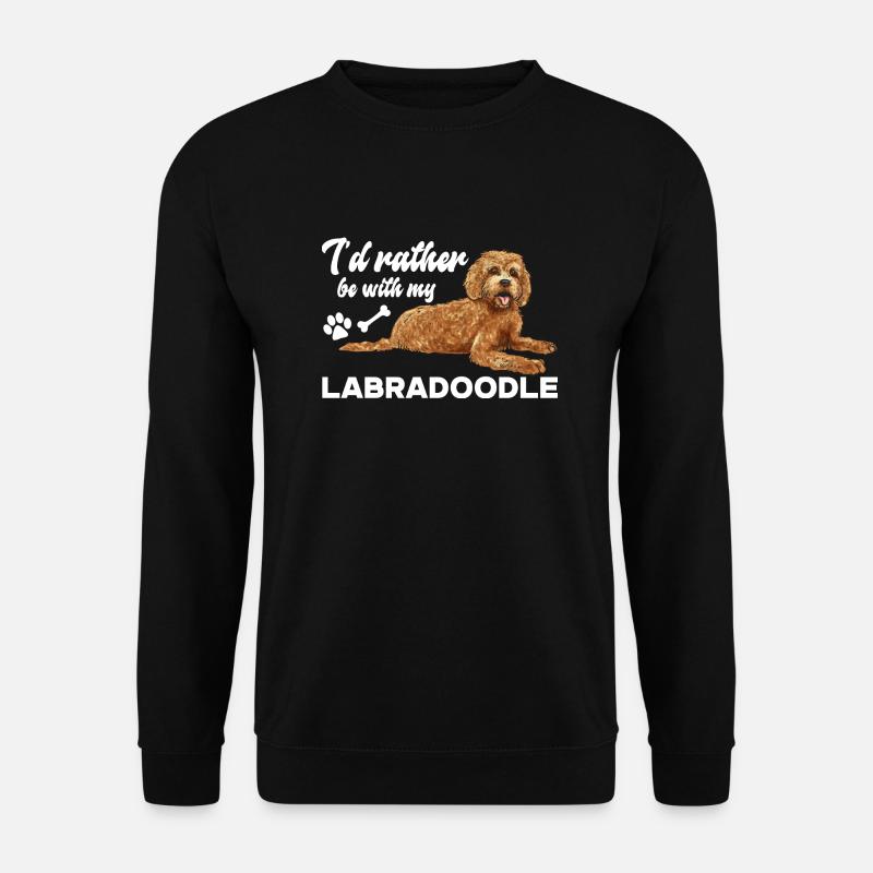Labradoodle Hund - Unisex Pullover - Schwarz