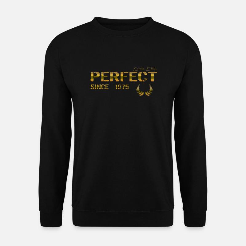 Perfect since 1975 - Unisex Pullover - Schwarz