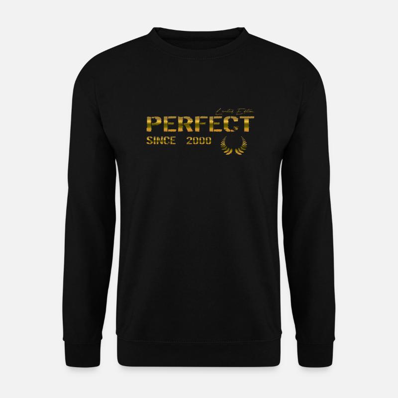 Perfect since 2000 - Unisex Sweatshirt - black