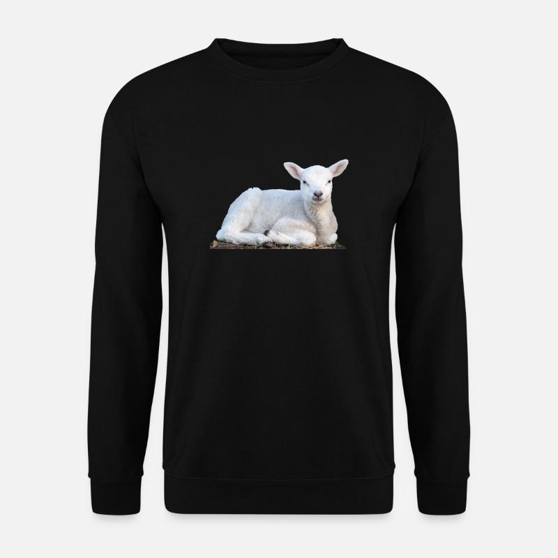 Lamb Easter Sheep Spring Animal - Unisex Sweatshirt - black