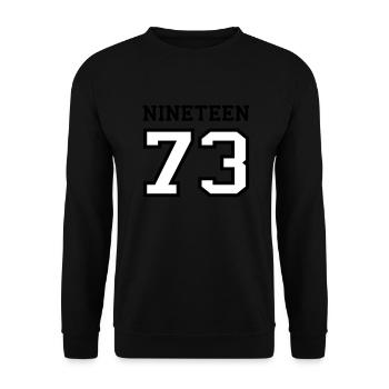 1973 - Unisex Sweatshirt - black - Front - Alina (178cm) & Michal (187cm)