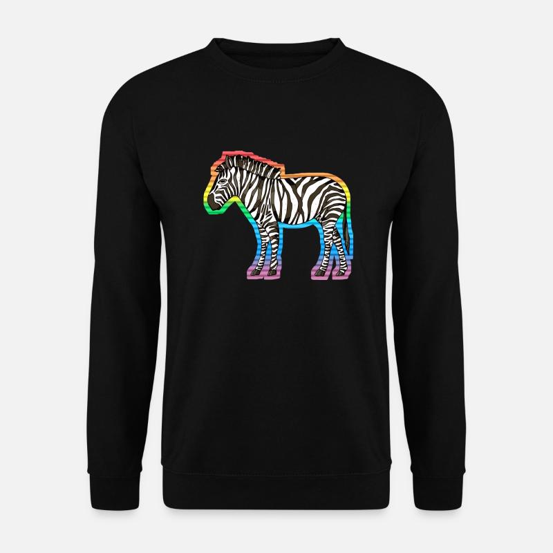 Zebra - Unisex Pullover - Schwarz