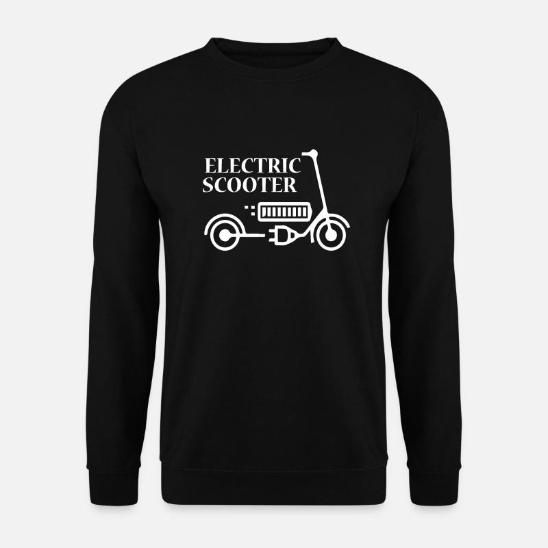 E-Scooter Roller - Unisex Pullover - Schwarz