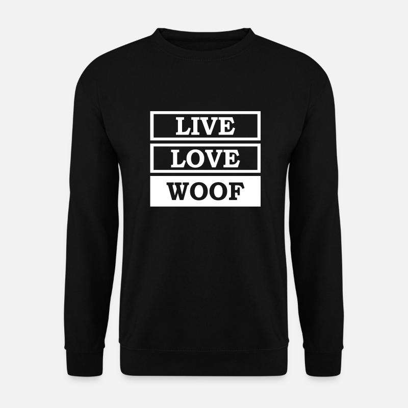 Hund Dog - Unisex Pullover - Schwarz