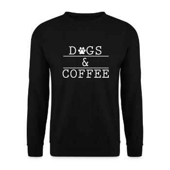 Dog Hund - Unisex Pullover - Schwarz - Vorne - Alina (178cm) & Michal (187cm)