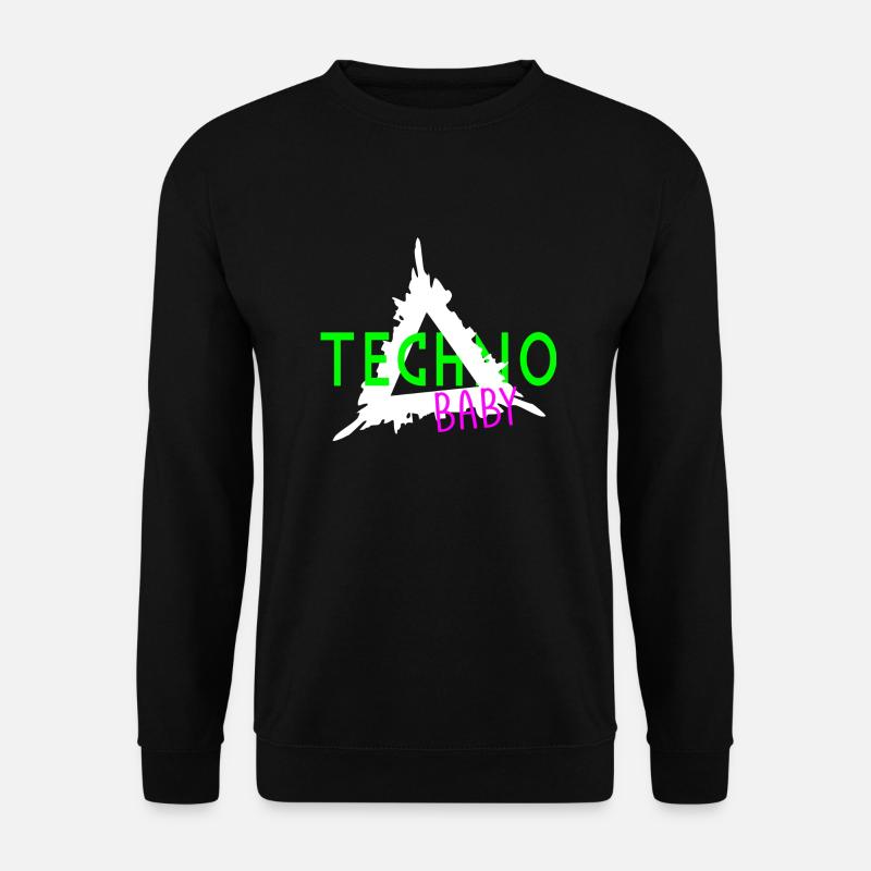 Techno baby 3 - Unisex Sweatshirt - black