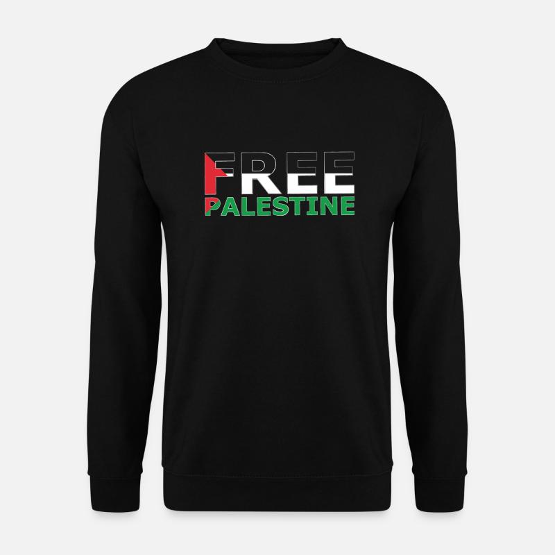 FREIER PALÄSTINA - Unisex Pullover - Schwarz