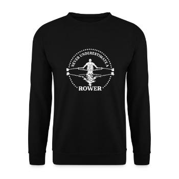 Ramer - Sweat-shirt Unisexe - noir - Devant - Alina (178cm) & Michal (187cm)