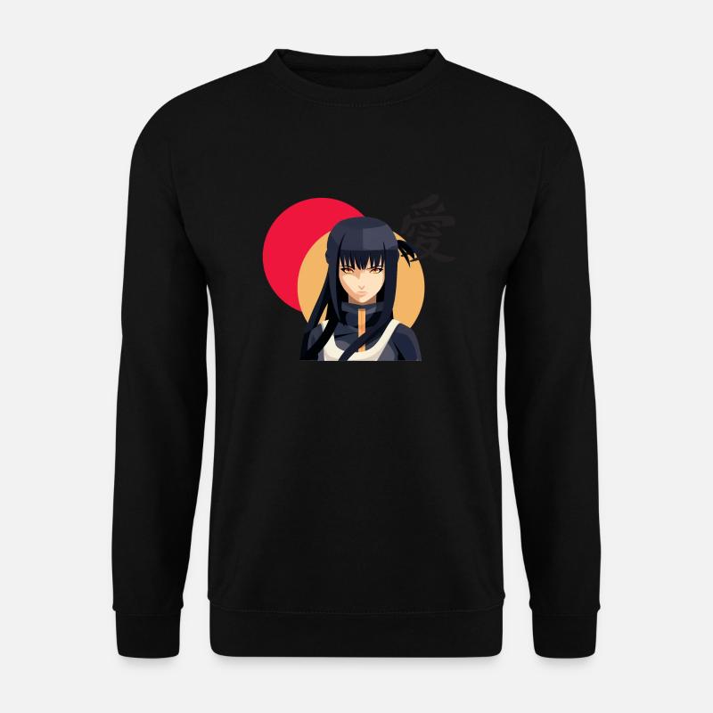 Heldin Anime Japan - Unisex Pullover - Schwarz