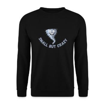 Petit mais fou - Sweat-shirt Unisexe - noir - Devant - Alina (178cm) & Michal (187cm)