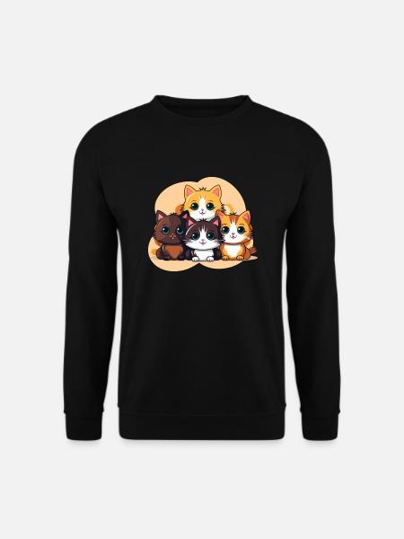 Adorable kittens - Unisex Sweatshirt - black