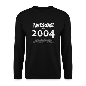 2004 - Legendary 20th Anniversary - Unisex Sweatshirt - black - Front - Alina (178cm) & Michal (187cm)