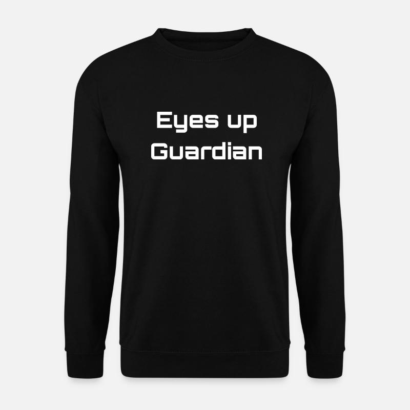 Eyes Up Guardian White - Unisex Sweatshirt - black