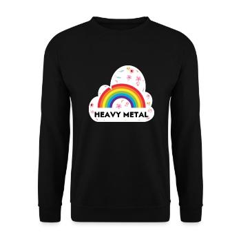 Heavy Metal - Unisex Pullover - Schwarz - Vorne - Alina (178cm) & Michal (187cm)