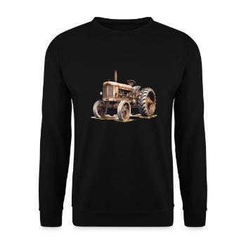 There are also collector's items for tractors - Unisex Sweatshirt - black - Front - Alina (178cm) & Michal (187cm)