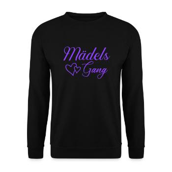 Girls' Gang - Unisex Sweatshirt - black - Front - Alina (178cm) & Michal (187cm)