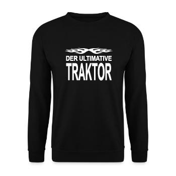 Traktor - Unisex Pullover - Schwarz - Vorne - Alina (178cm) & Michal (187cm)