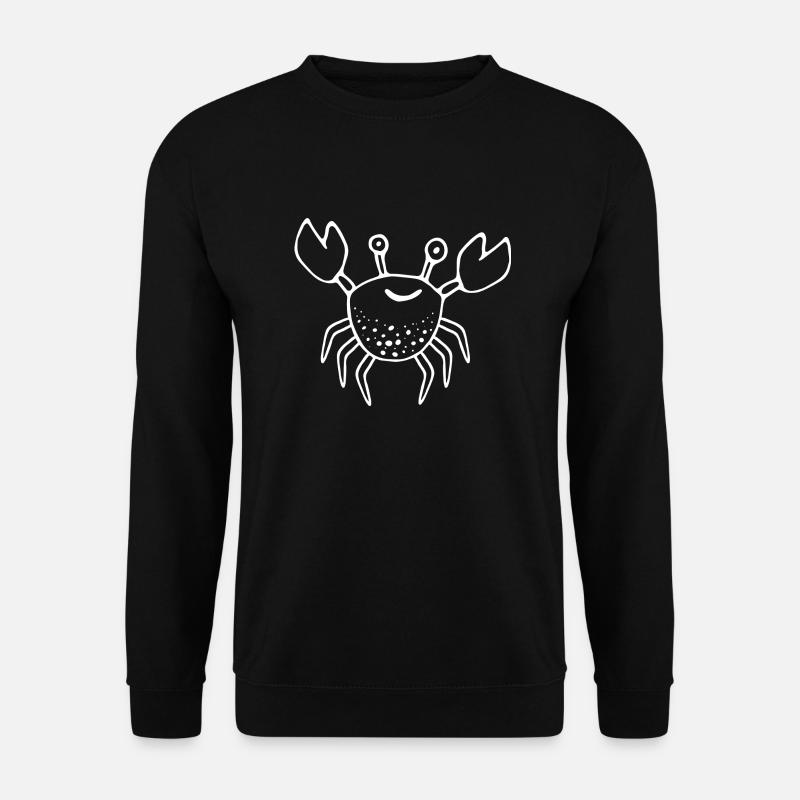 KREBS white - Unisex Pullover - Schwarz