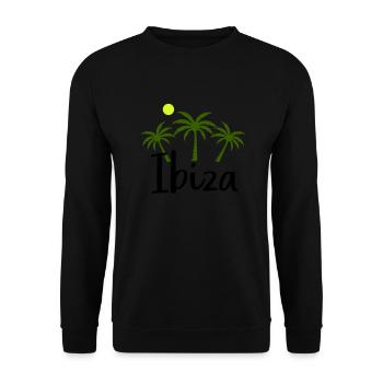 ibiza - Unisex Pullover - Schwarz - Vorne - Alina (178cm) & Michal (187cm)