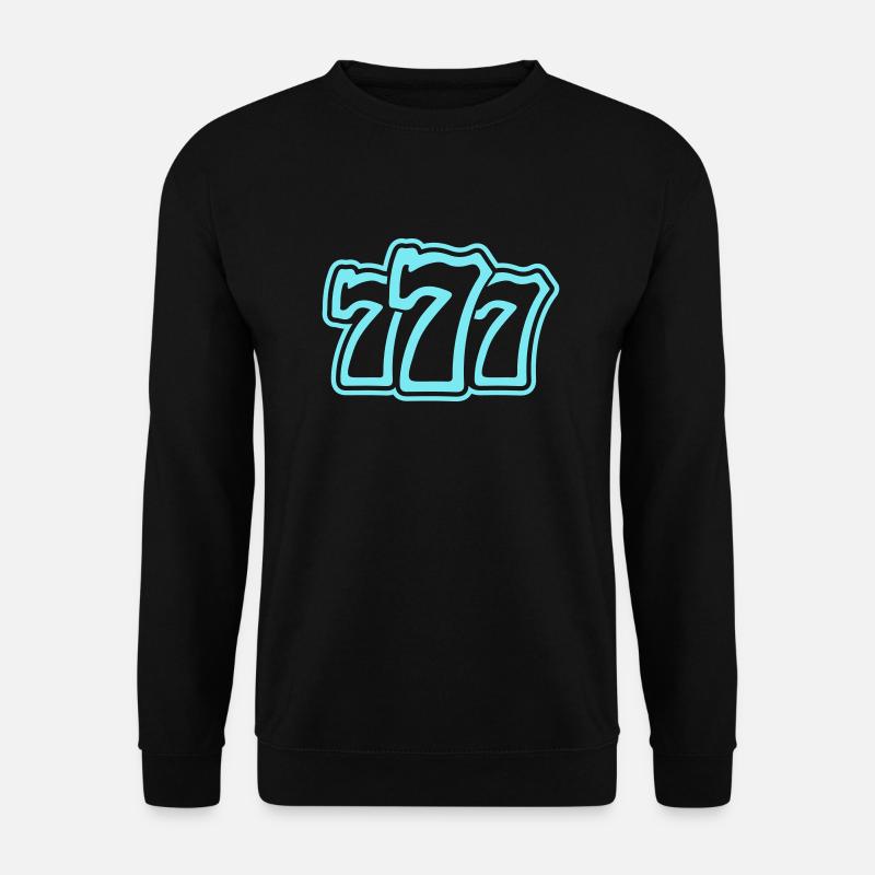 777 - Unisex Pullover - Schwarz