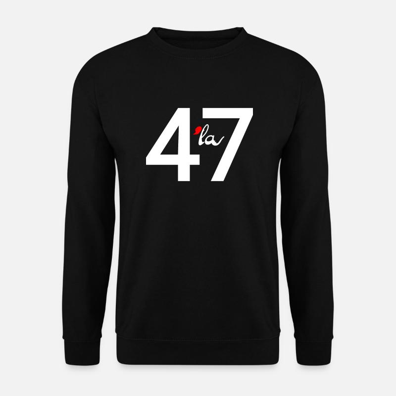 47 comma la - Unisex Sweatshirt - black