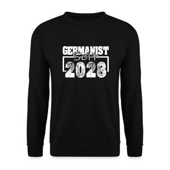 2028 - Unisex Sweatshirt - black - Front - Alina (178cm) & Michal (187cm)