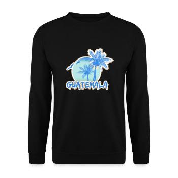 Guatemala Holidays - Unisex Sweatshirt - black - Front - Alina (178cm) & Michal (187cm)