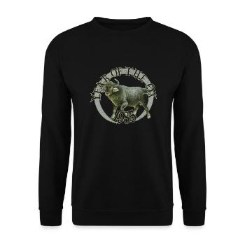 Year of the Ox – 1985 Strength and Endurance - Unisex Sweatshirt - black - Front - Alina (178cm) & Michal (187cm)